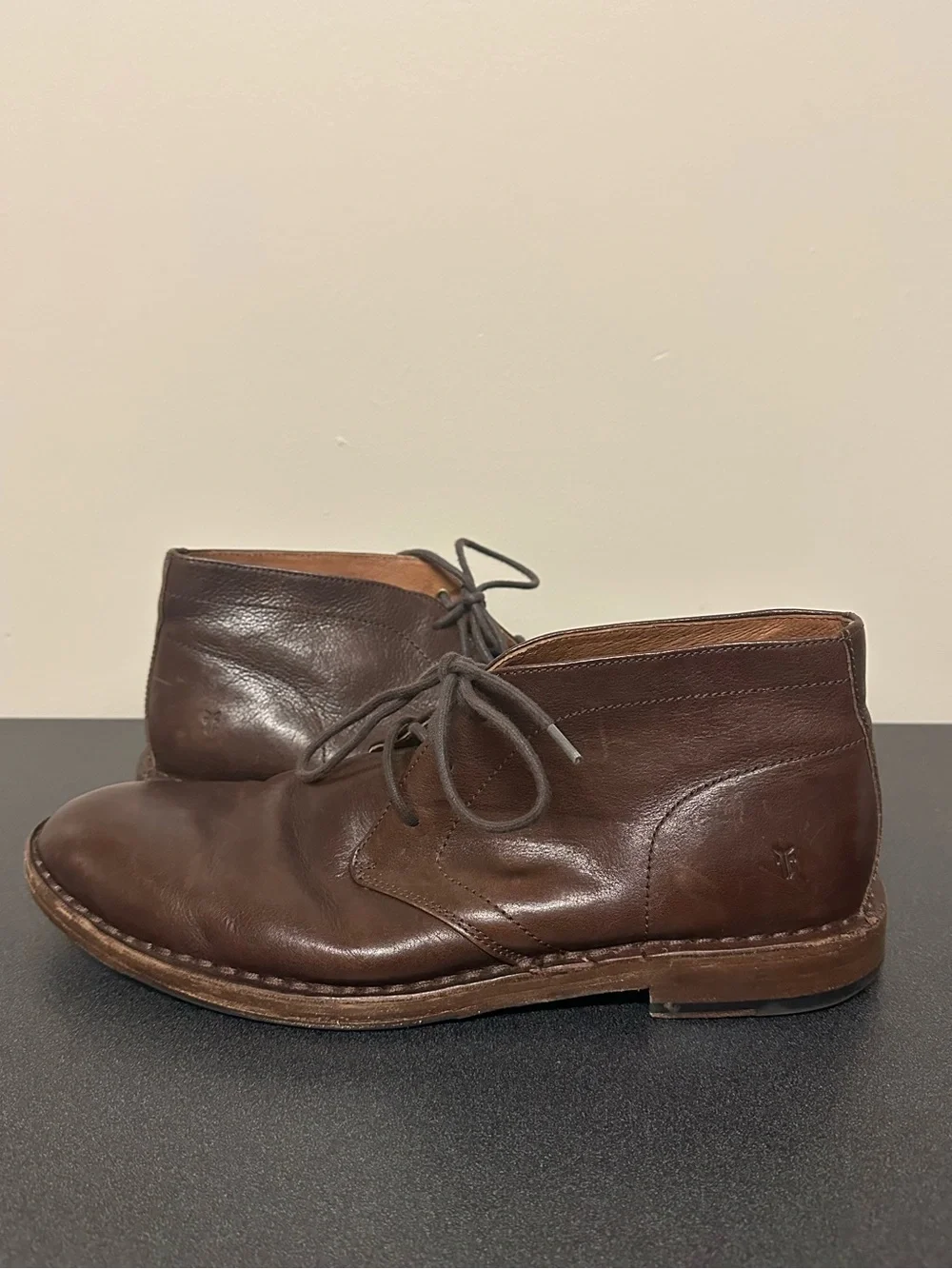 Frye Mark Leather Chukka Boot Brown Leather Mens Size 11 Dress Shoes